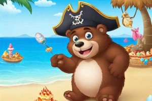 海盗熊图片蛋仔派对 海盗，游戏，海盗