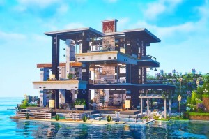 海边小屋三角形我的世界