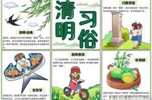 清明时节蛋仔派对手抄报 清明 青团 手抄报