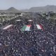 也门民众大规模集会掀起声援浪潮，也门民众集会声援浪潮席卷全国