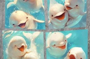 海豚帅帅：萌趣海洋精灵的欢乐日常
