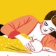 母乳喂养亲密互动漫画温馨瞬间