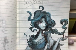 渔女第五人格简单绘画 裙摆，绘画 渔女