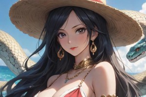 海贼王女帝蛇姬：绝世美貌与霸气的终极对决