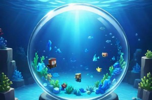 海底圆玻璃我的世界 玻璃 海底，海底
