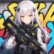 涂鸦少女视频和平精英素材