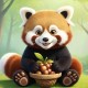 沃夫和小熊猫来到了迷你世界 小熊猫，栗子，沃夫