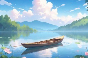 淑荣湖中划船记：泛舟湖心享静谧