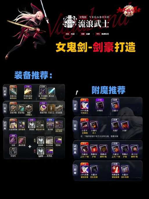 DNF手游流浪武士装备推荐2025：最强毕业装备搭配攻略