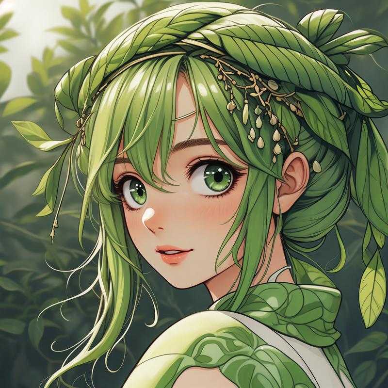 动漫清新绿茶唯美图片集锦