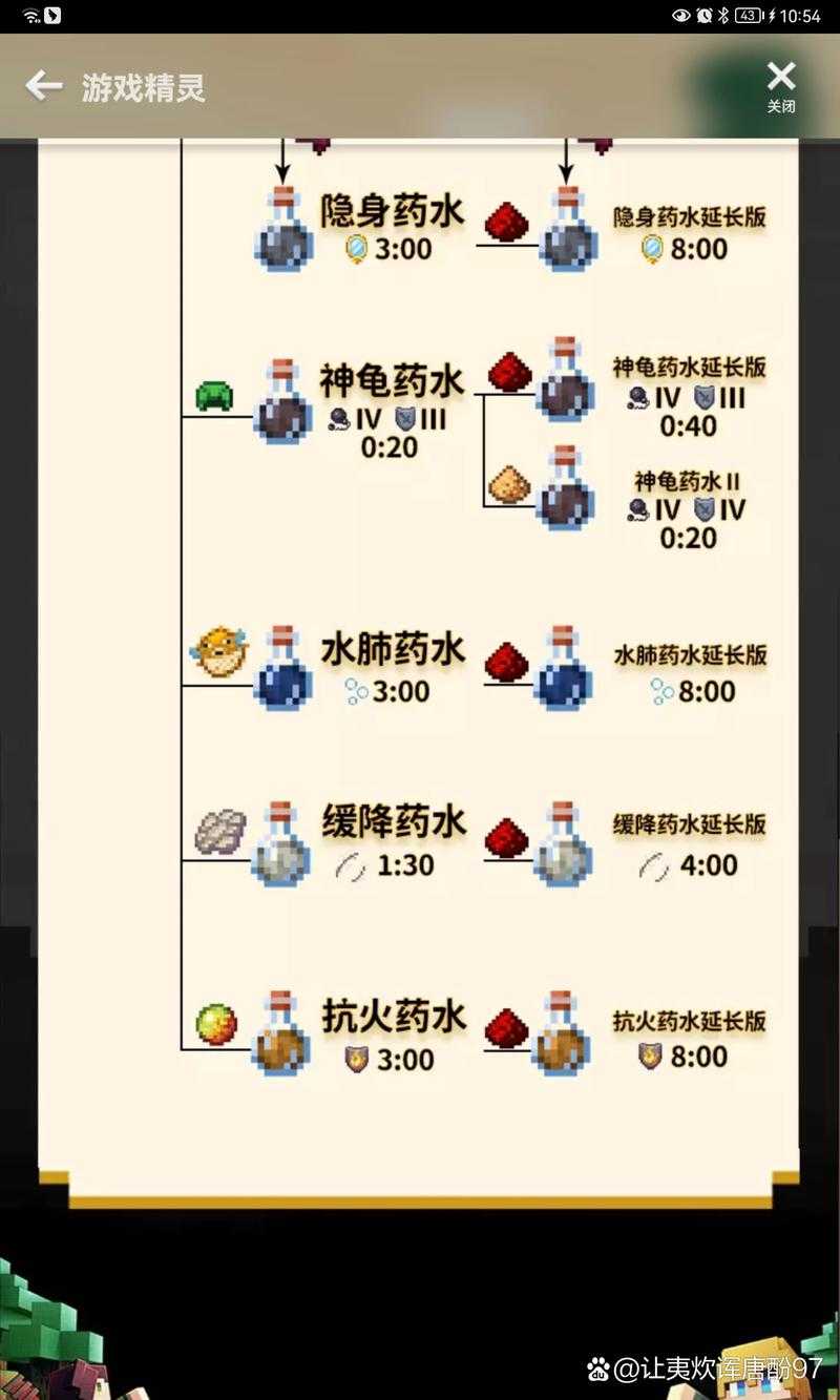 永久药水效果我的世界,永久,药水,药水