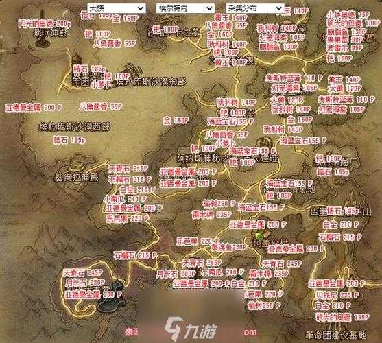 永恒之塔奥德采集400-499升级攻略