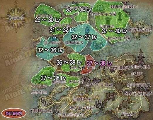 永恒之塔魔族奥德采集点与路线全攻略
