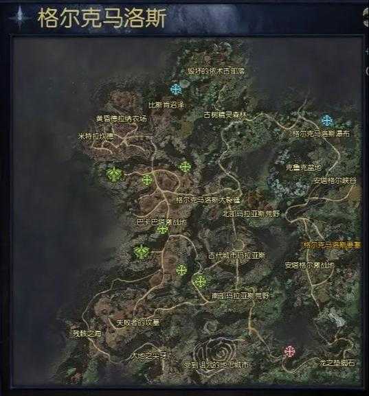 永恒之塔魔族材料采集点分布地图