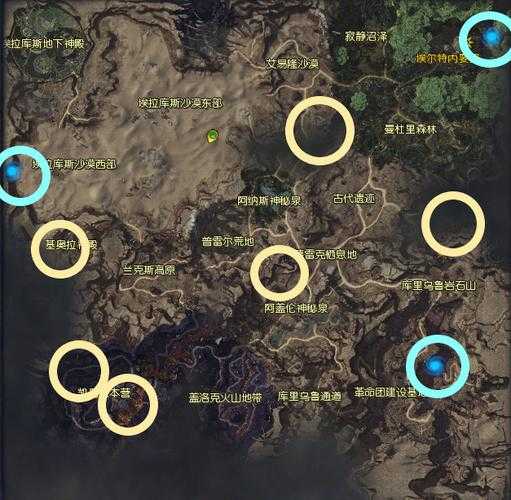 永恒之塔黑暗普埃塔入口位置坐标详解