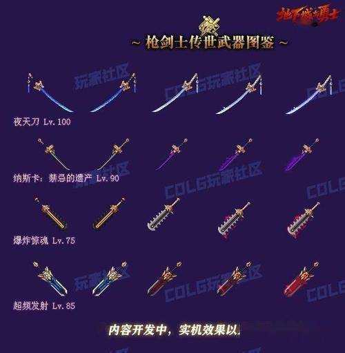 2025年DNF100级史诗武器终极排行及职业适配