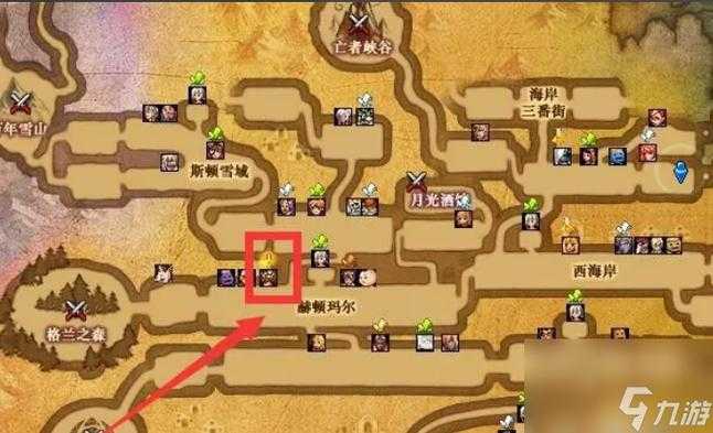 dnf卡勒特地图在哪里