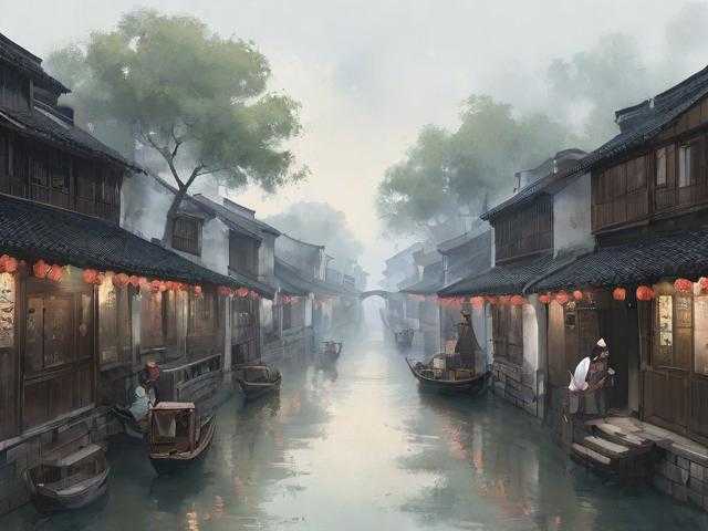 江南烟雨伴一生：千年古镇的永恒之恋