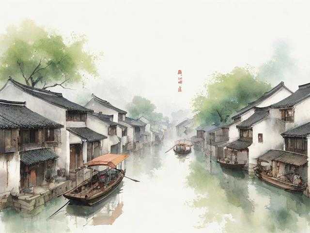 江南百景图：古风手绘水乡全景攻略