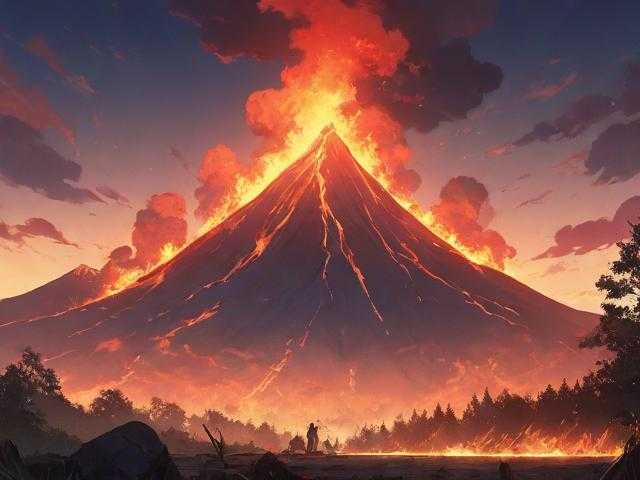江火燃山：壮丽奇观与自然之怒