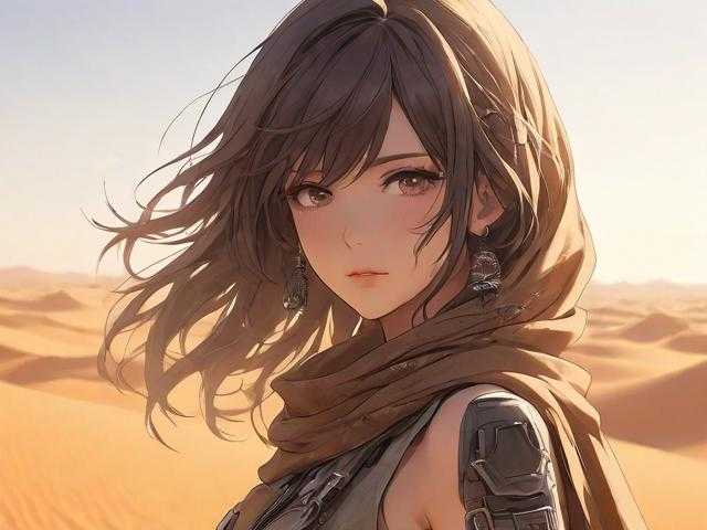 沙漠美女和平精英头像图片