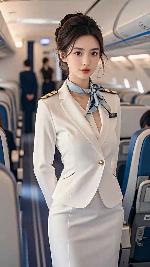 法国空乘满天星制服写真集：优雅与浪漫的邂逅