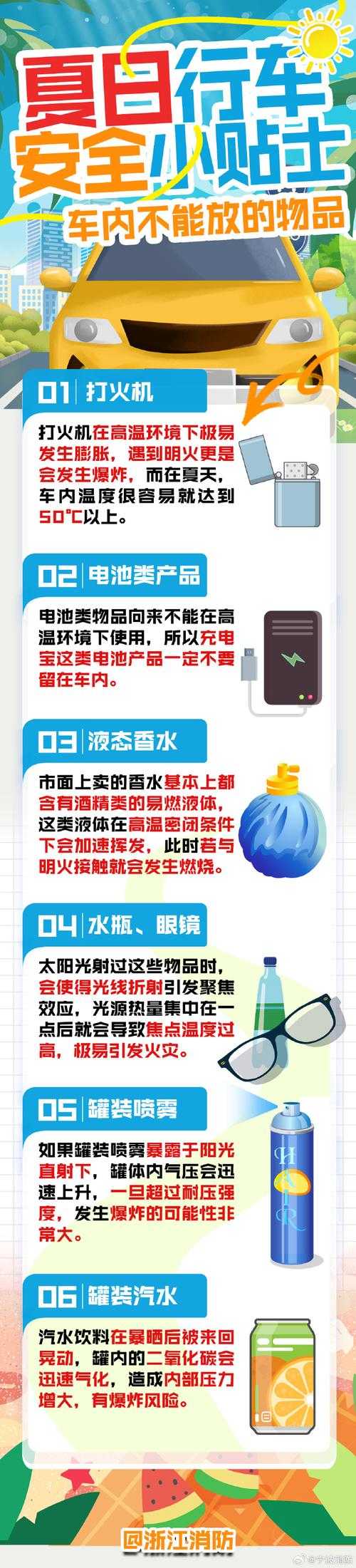 高温天物品安全隐患总览