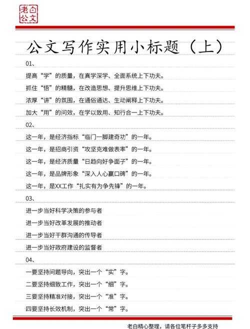 现在,开始撰写文章。首先确定小标题,例如