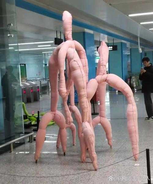 活体雕塑非汉字艺术展