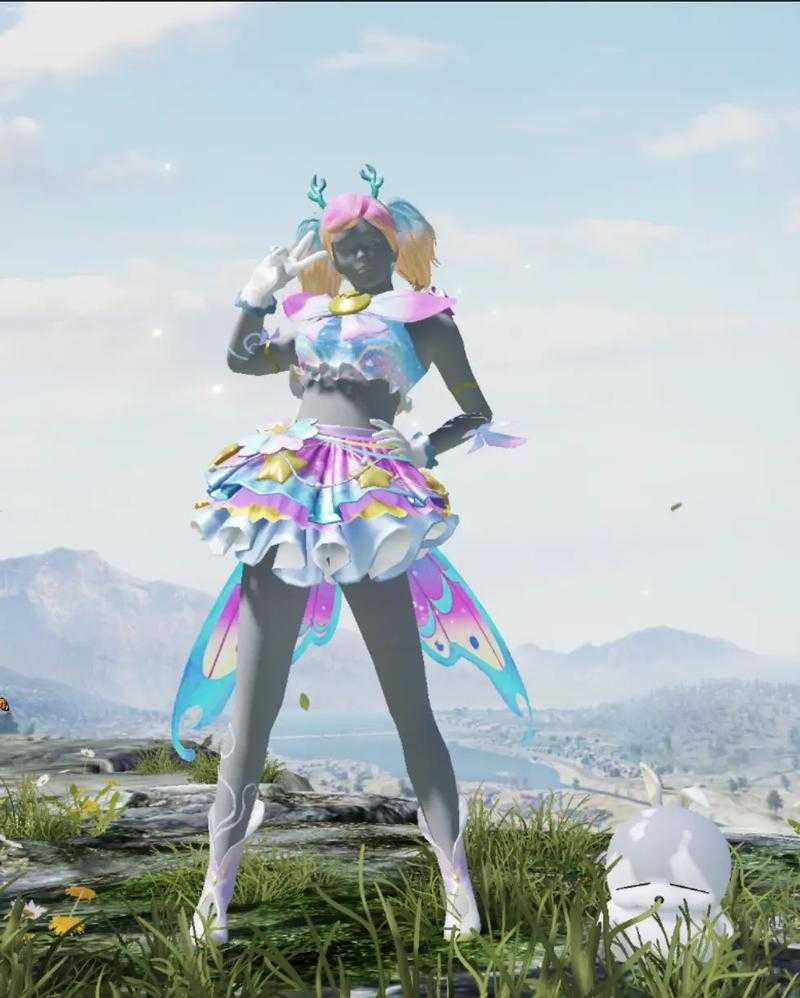 浪漫哥特和平精英皮肤衣服，这套 皮肤 衣服