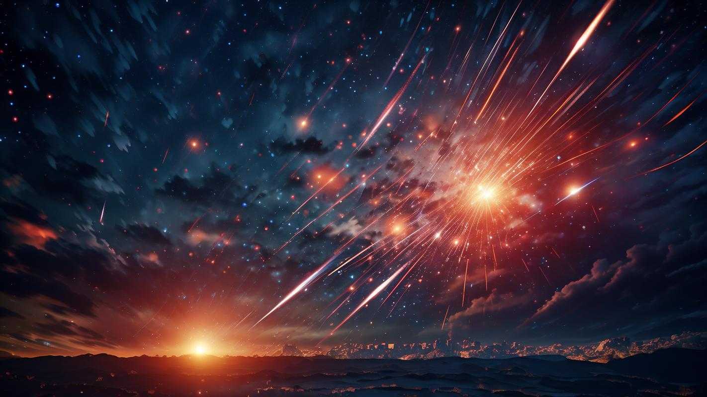 浪漫流星雨夜，与你共赏璀璨星空