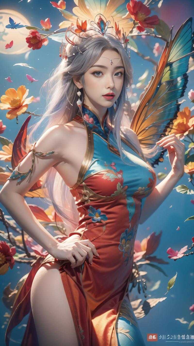 浪蝶狂花:绝美绽放的惊艳瞬间