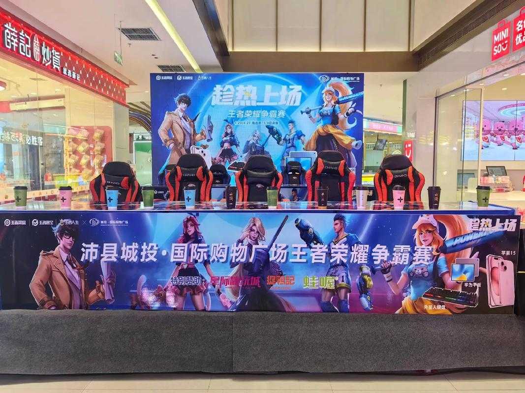 海乐世界王者荣耀比赛,荣耀 英雄,商场