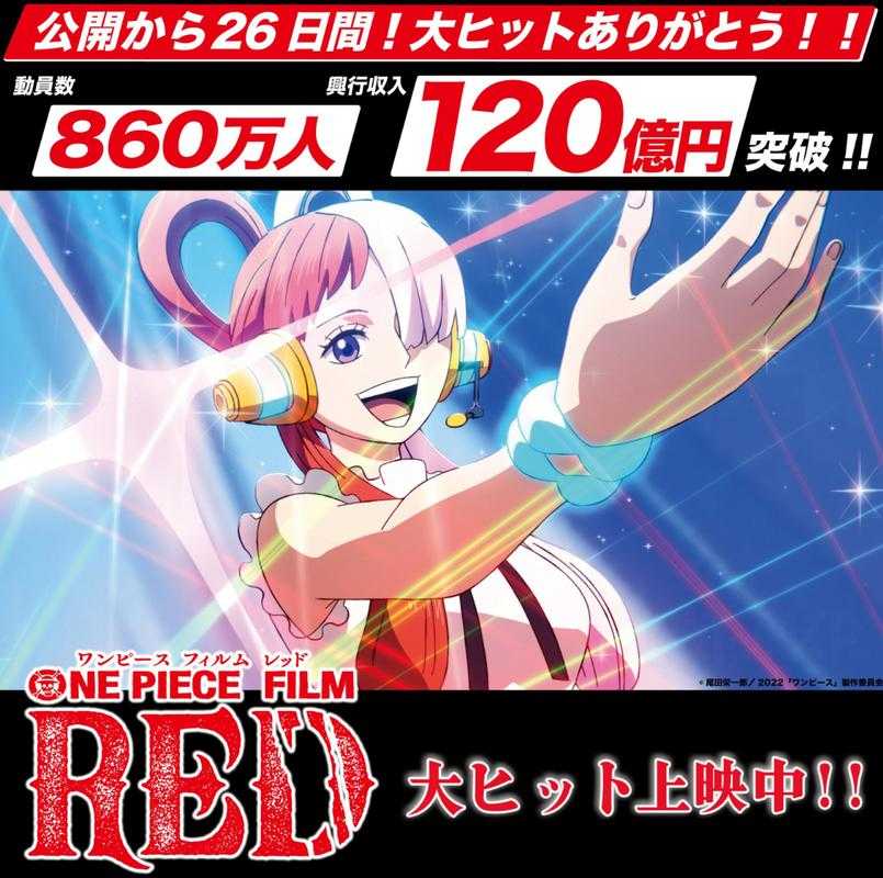 海贼王剧场版RED红发歌姬票房破纪录