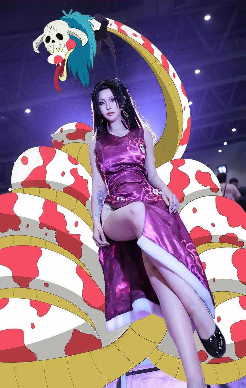 海贼王女帝汉库克cos耳环 蛇姬同款饰品