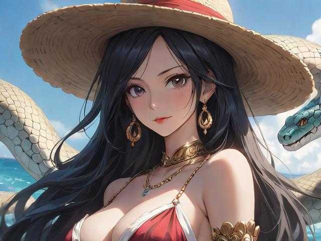海贼王女帝蛇姬：绝世美貌与霸气的终极对决