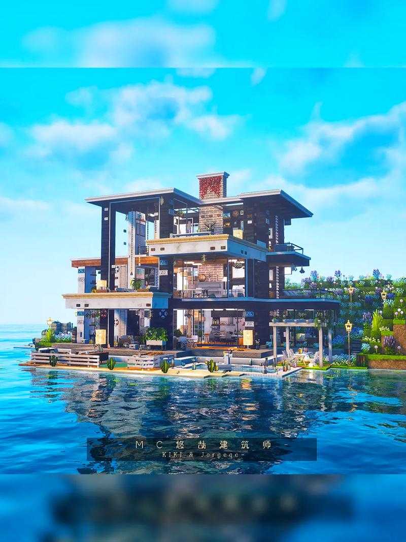 海边小屋三角形我的世界