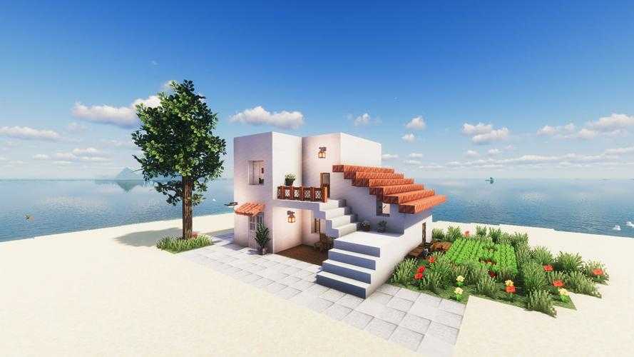 海边房子我的世界建筑怎么建,海边 边房 建筑