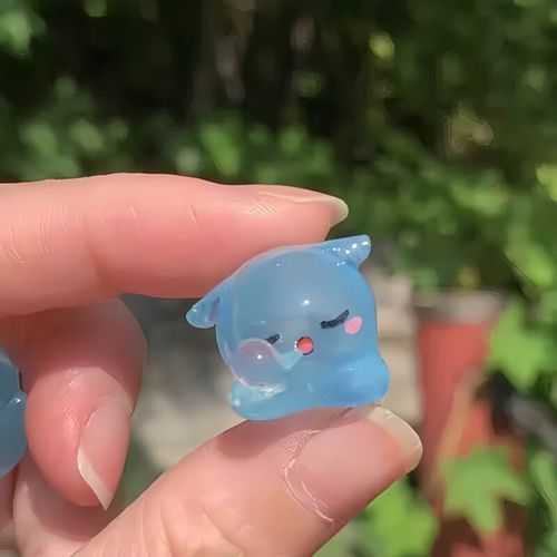 海鲜市场迷你微缩世界盲盒,工作室,迷你 荧光颜料