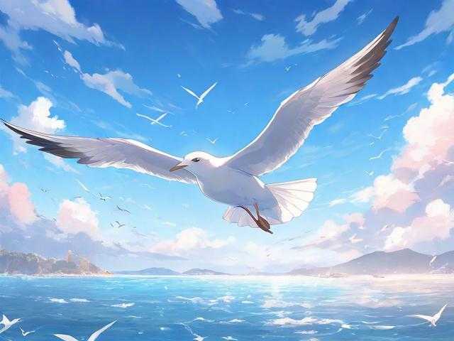 海鸥翱翔：探索自然之美与自由之旅