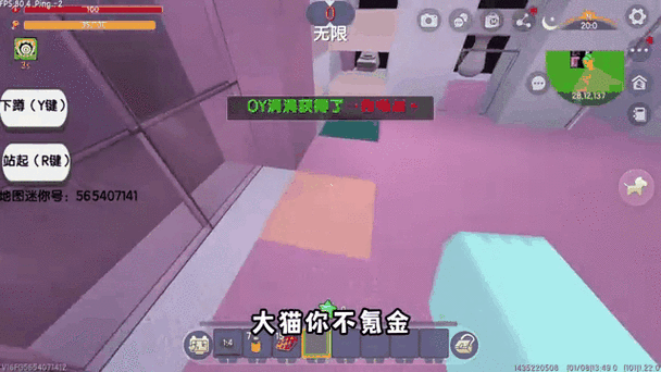 涓涓迷你世界和大猫玩搞笑游戏 涓涓,迷你,大猫