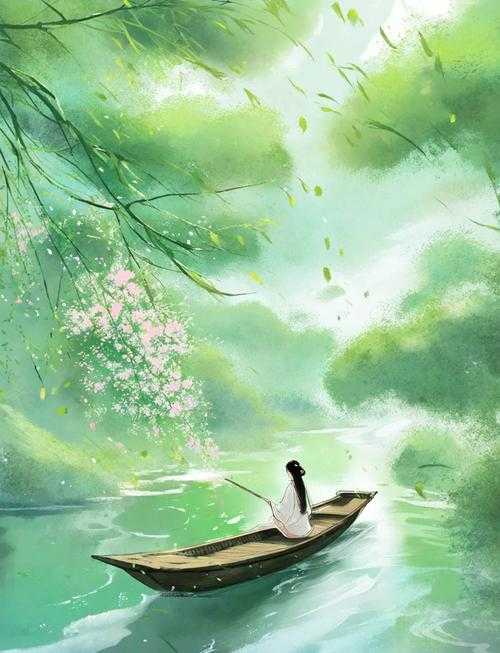 淑荣湖中泛舟记:船行至湖心美景
