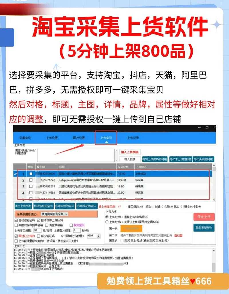 淘宝无货源店群一键铺货神器