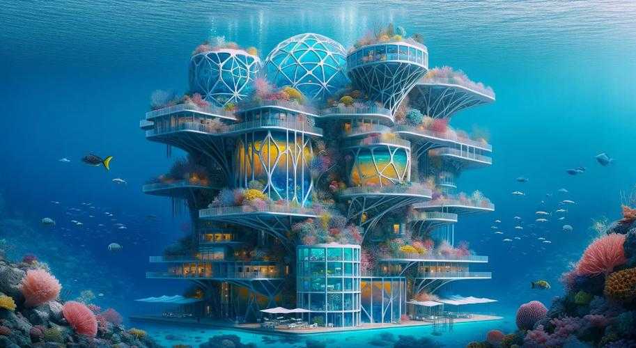 深水豪宅我的世界，现实，豪宅 海底